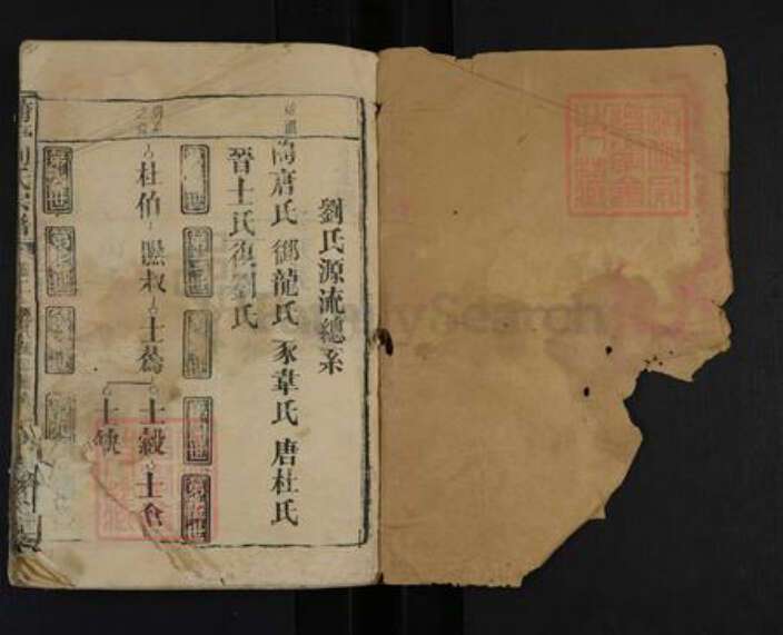 湖北省黄冈市红安县河口镇刘氏藜照堂族谱-蒲亭刘氏宗谱.pdf电子版预览图1