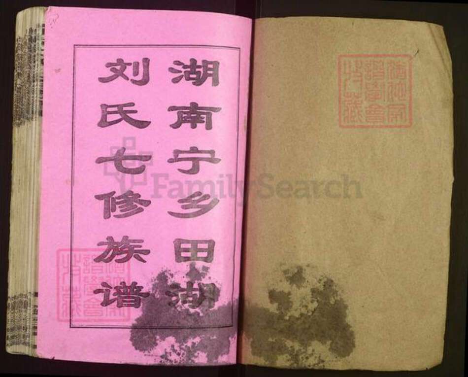 湖南省长沙市宁乡市湖南省长沙市宁乡市刘氏亲睦堂族谱-湖南宁乡田湖刘氏七修族谱.pdf电子版预览图1