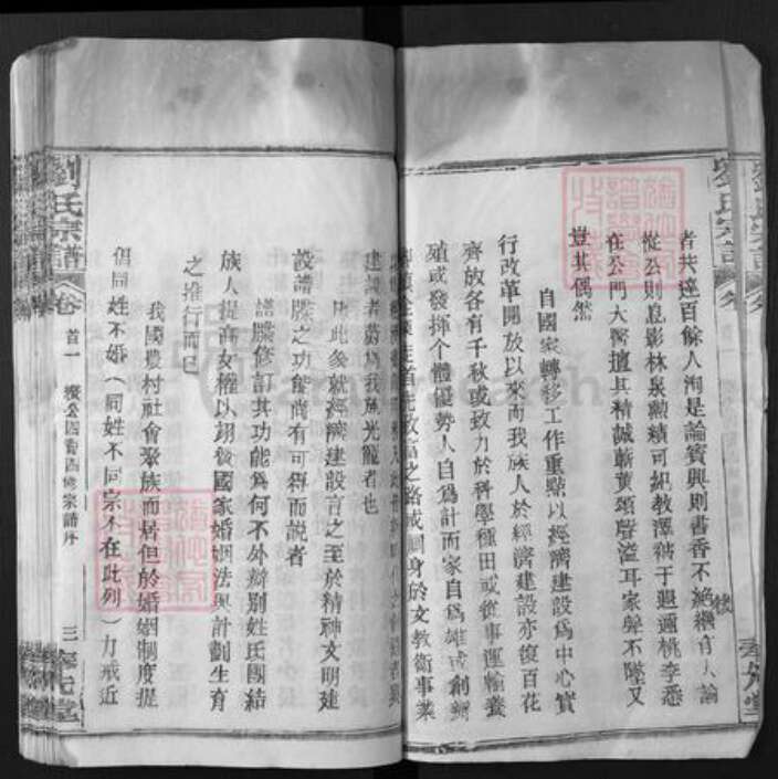 湖北省武汉市新洲区刘氏奉先堂族谱-刘氏宗谱.pdf电子版预览图3