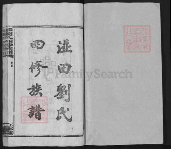 湖南省娄底市涟源市金石镇刘氏立本堂族谱-湴田刘氏四修族谱.pdf电子版预览图1