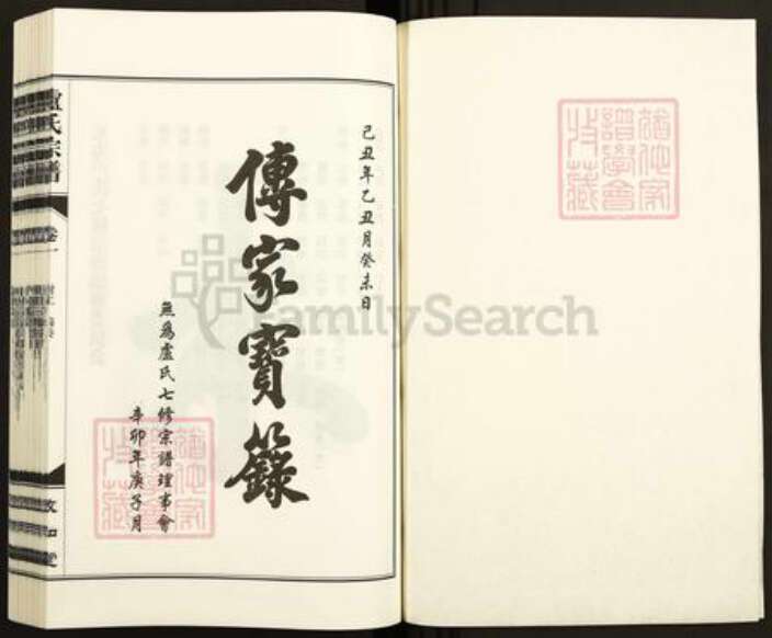 安徽省芜湖市无为县卢氏敦和堂族谱-无为卢氏七修宗谱.pdf电子版预览图1