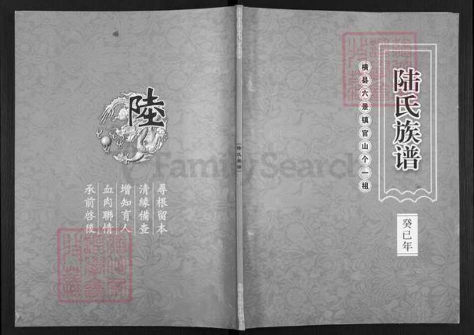 广西壮族自治区南宁市横县六景镇陆氏族谱-陆氏族谱.pdf电子版缩略图