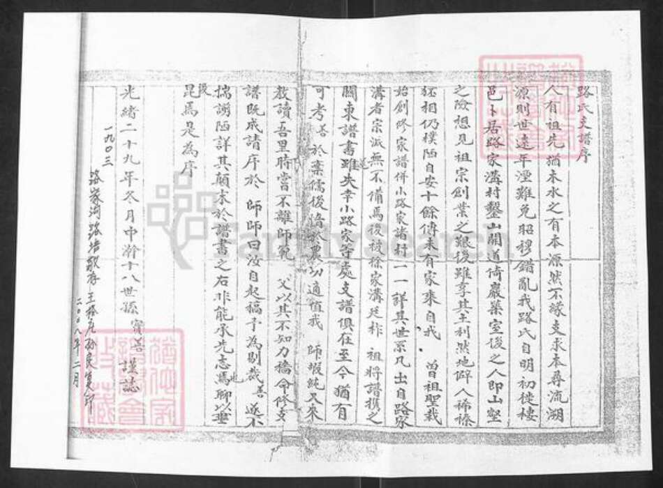 山东省烟台市栖霞市庄园街道路氏族谱-栖霞王格庄路氏谱书.pdf电子版预览图3