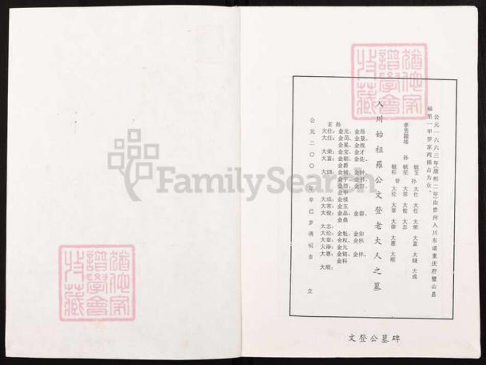 重庆市璧山区罗氏族谱-罗氏宗谱.璧山《黔籍渝璧兴支宗谱》.pdf电子版预览图2