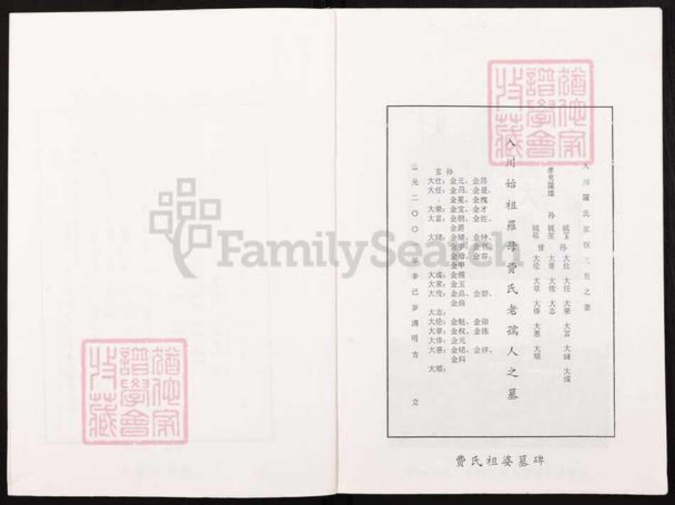 重庆市璧山区罗氏族谱-罗氏宗谱.璧山《黔籍渝璧兴支宗谱》.pdf电子版预览图3