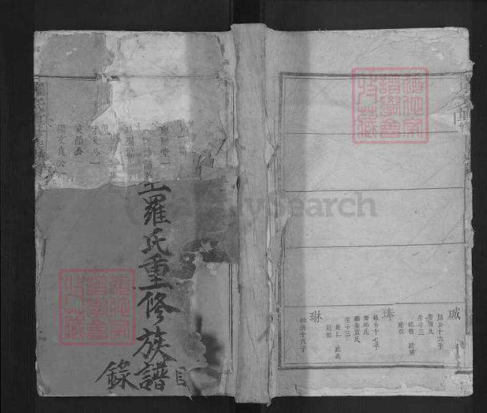 广东省梅州市兴宁市大坪镇罗氏豫章堂族谱-罗氏重修族谱.pdf电子版缩略图