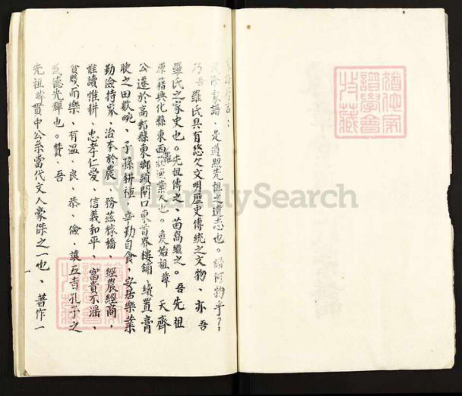 江苏省扬州市高邮市罗氏豫章堂族谱-豫章堂罗氏宗谱.pdf电子版预览图2