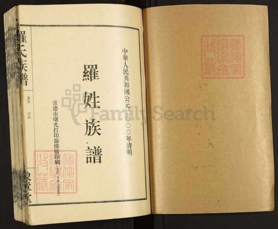 湖南省常德市桃源县罗氏豫章堂族谱-罗姓族谱.pdf电子版预览图1