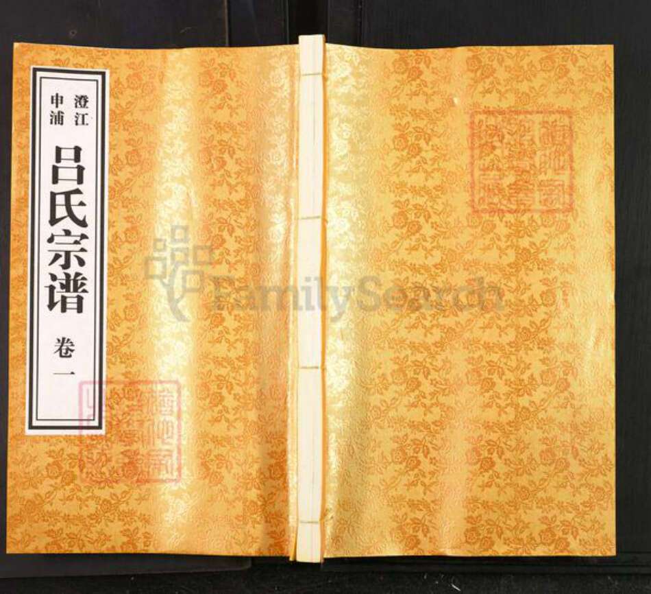 江苏省无锡市江阴市申港街道吕氏渭起堂族谱-吕氏宗谱.pdf电子版缩略图