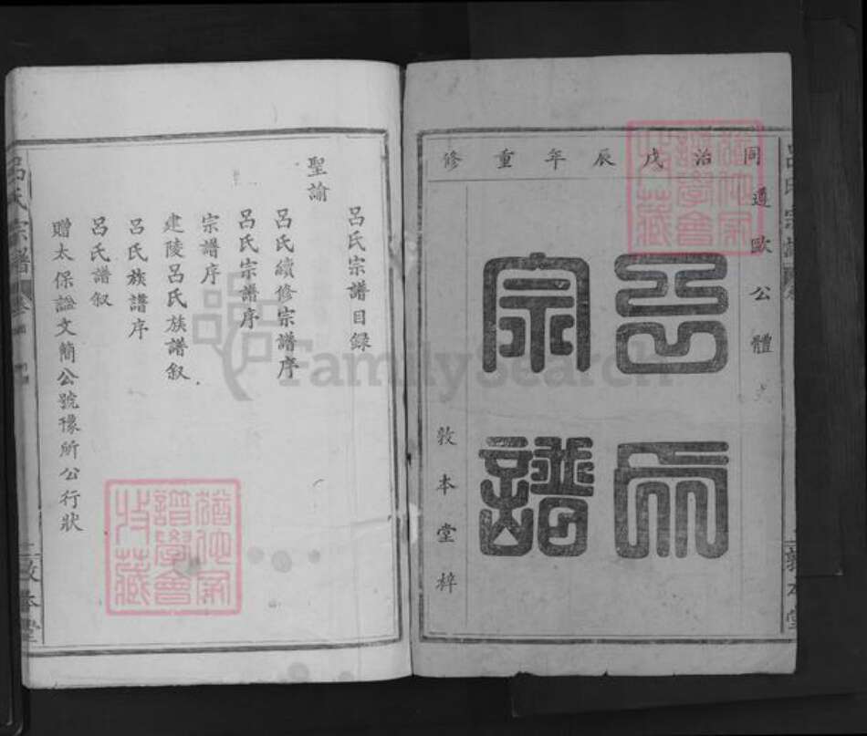 广西壮族自治区桂林市吕氏敦本堂族谱-吕氏宗谱.pdf电子版预览图2