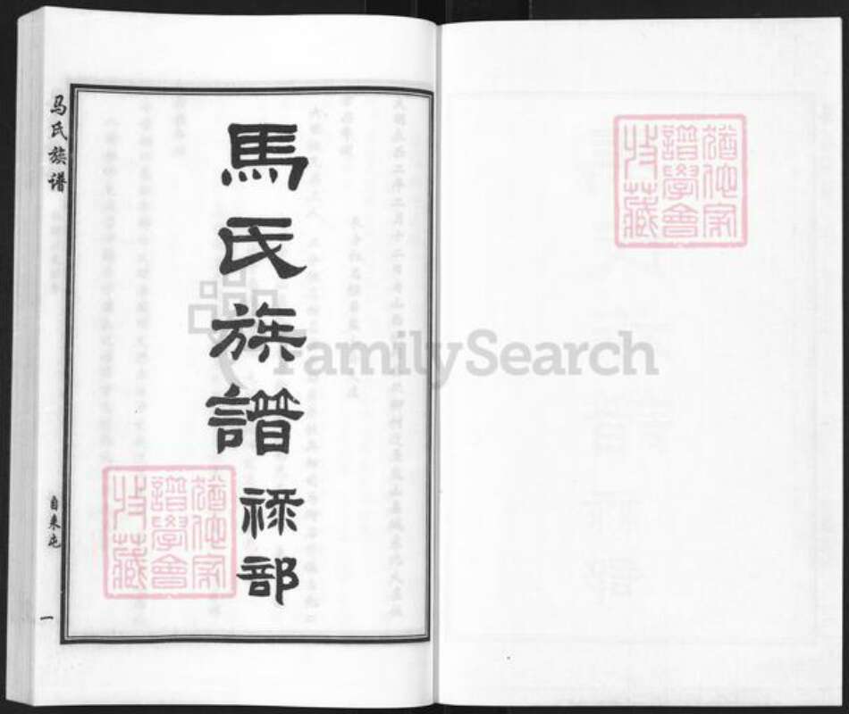 河北省沧州沧县张官屯乡马氏族谱-马氏族谱.pdf电子版预览图1