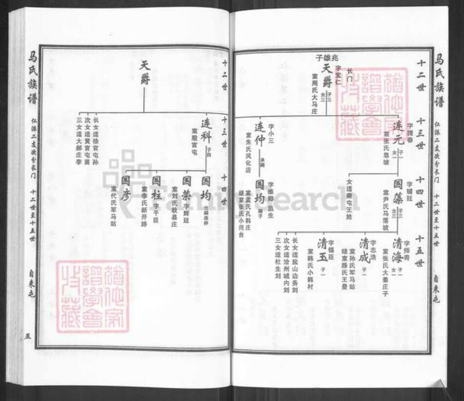 河北省沧州沧县马氏族谱-马氏族谱.pdf电子版预览图5