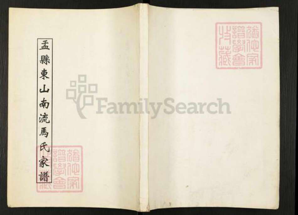 山西省阳泉市盂县牛村镇马氏族谱-盂县东山南流马氏家谱.pdf电子版缩略图