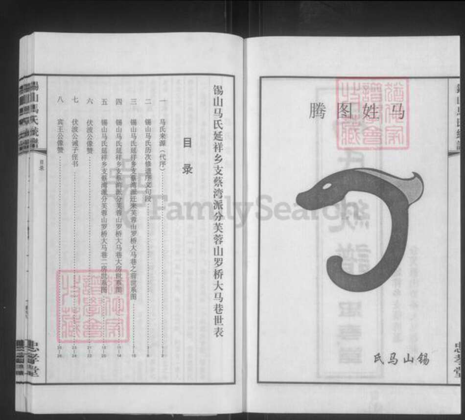 江苏省无锡市锡山区鹅湖镇马氏忠孝堂族谱-马氏统谱.锡山马氏延祥乡支蔡湾派.pdf电子版预览图2