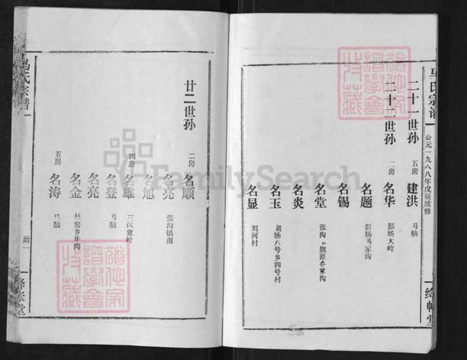 湖北省仙桃市沔城回族镇马氏绛帐堂族谱-马氏宗谱.pdf电子版预览图5