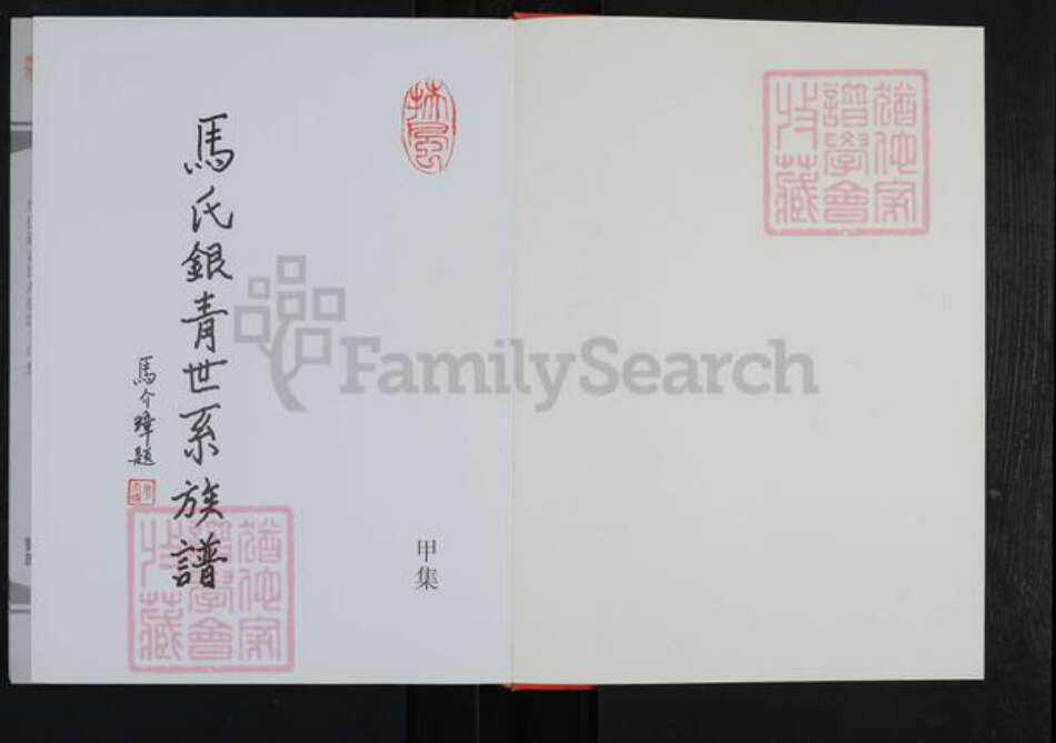 江西省景德镇市乐平市众端口镇马氏族谱-马氏银青世系族谱.pdf电子版预览图1