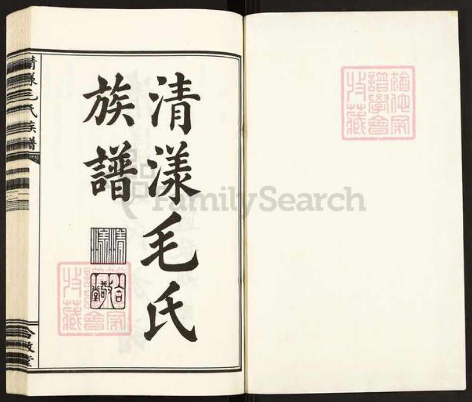 浙江省衢州江山市石门镇毛氏合敬堂族谱-清漾毛氏族谱.pdf电子版预览图1