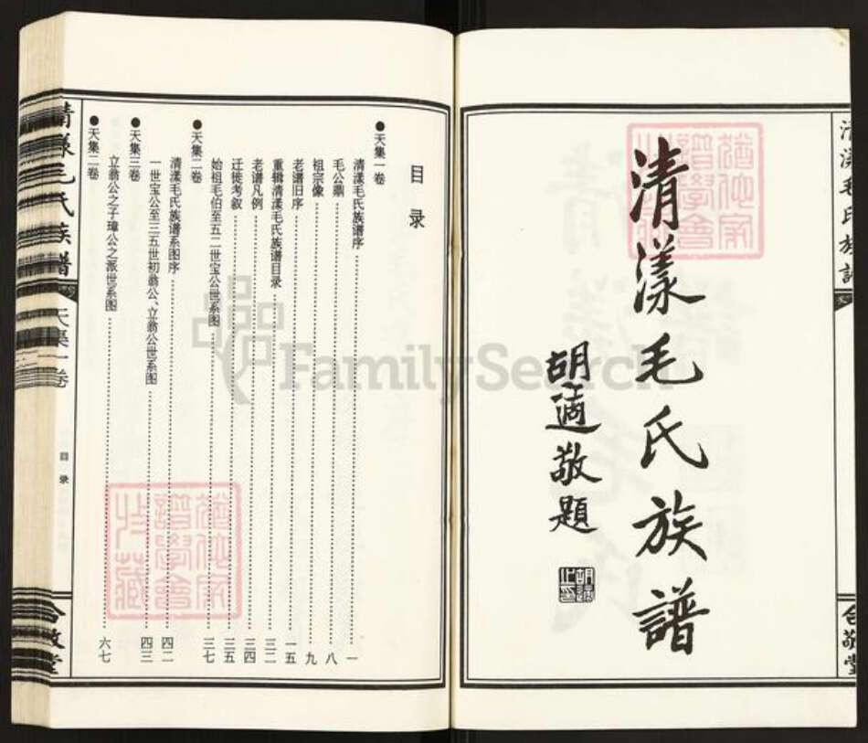 浙江省衢州江山市石门镇毛氏合敬堂族谱-清漾毛氏族谱.pdf电子版预览图2