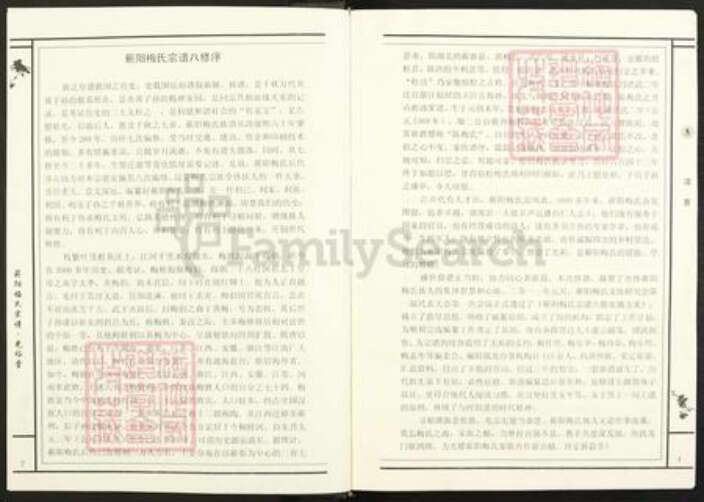 湖北省黄冈市蕲春县青石镇梅氏光裕堂族谱-梅氏宗谱.pdf电子版预览图4