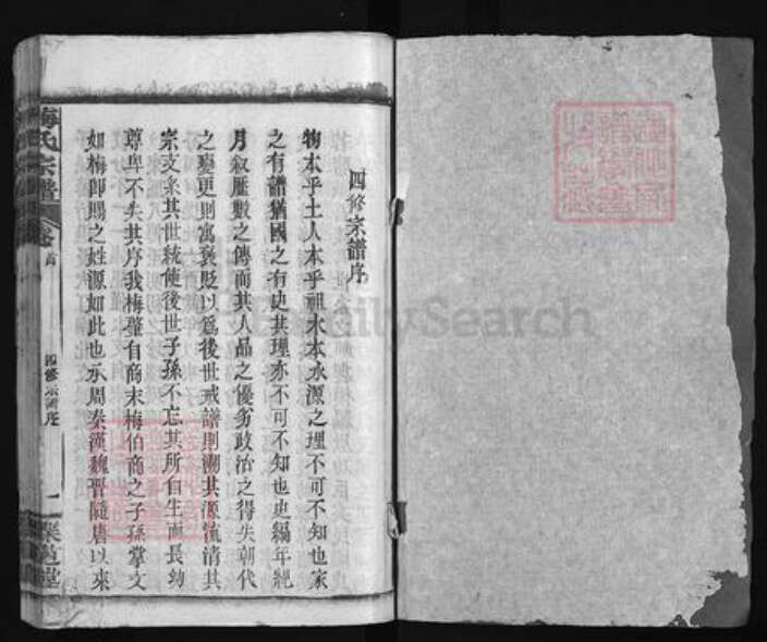 湖北省黄冈市黄州区梅氏乐道堂族谱-梅氏宗谱 [9卷,首8卷].pdf电子版预览图1