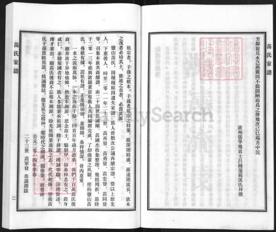 河北省沧州盐山县苗氏族谱-苗氏家谱.pdf电子版预览图3