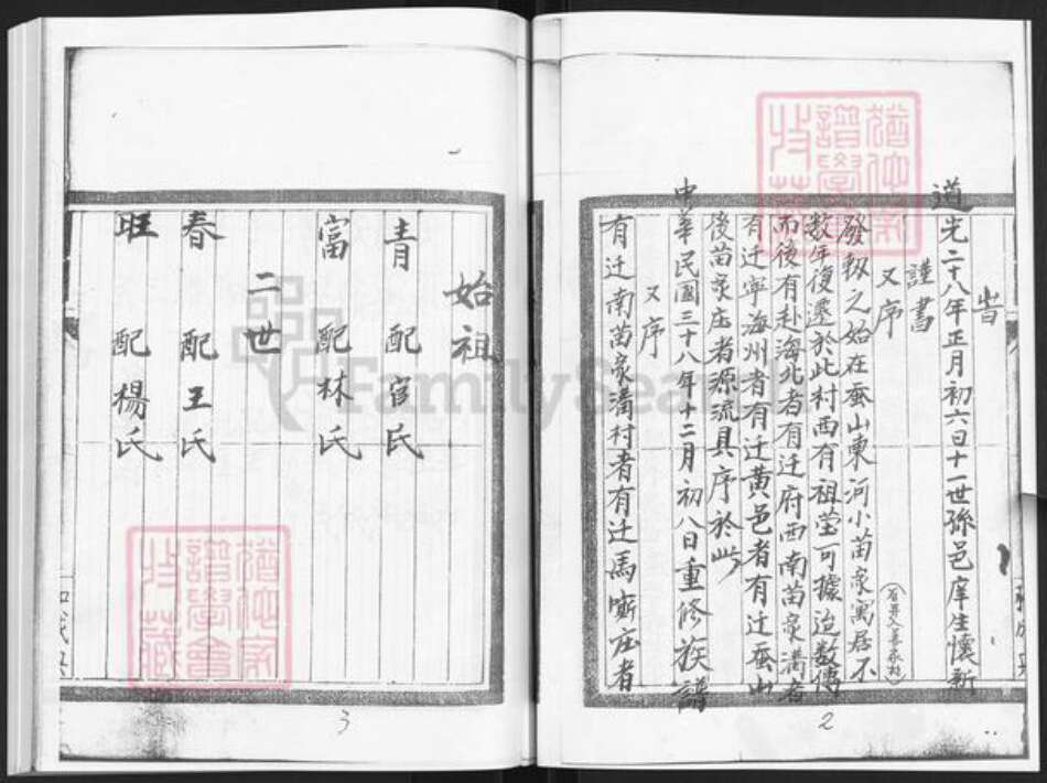 山东省烟台市栖霞市苗氏族谱-栖霞苗家村苗氏二分谱书.pdf电子版预览图4