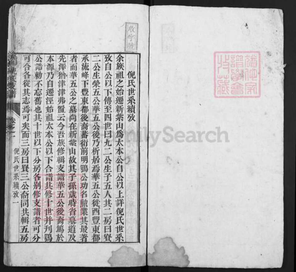 安徽省宣城市泾县泾川镇倪氏族谱-泾川倪氏支谱.pdf电子版预览图1