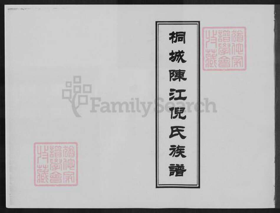 福建省泉州市晋江市陈埭镇倪氏族谱-桐城陈江倪氏族谱.pdf电子版预览图1