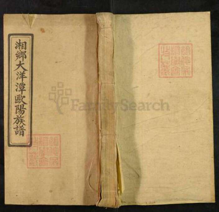 湖南省湘潭市湘乡市虞塘镇欧阳氏勃海堂族谱-湘乡大洋潭欧阳族谱.pdf电子版缩略图