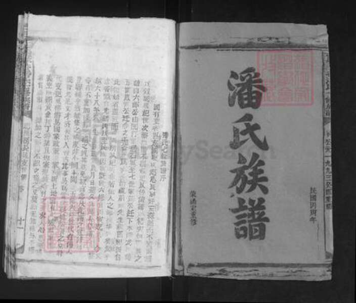 江西省赣州市石城县大由乡潘氏荣阳堂族谱-石城羊谷潘氏七修族谱.pdf电子版预览图1