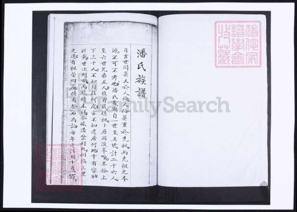 山东省青岛市即墨区潘氏族谱-潘氏族谱(西流峰村).pdf电子版预览图1