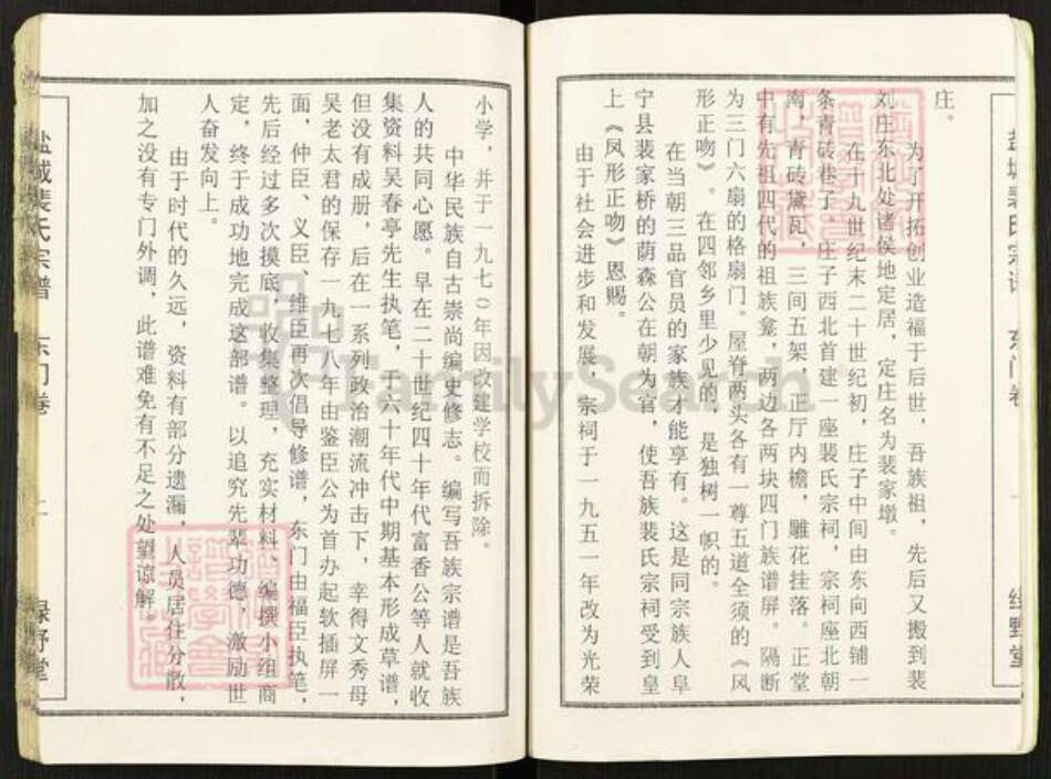 江苏省盐城市建湖县芦沟镇裴氏绿野堂族谱-盐城裴氏宗谱.pdf电子版预览图3