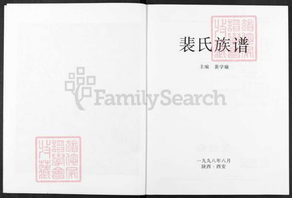 江苏省盐城市阜宁县芦蒲镇裴氏绿野堂族谱-裴氏族谱.pdf电子版预览图2