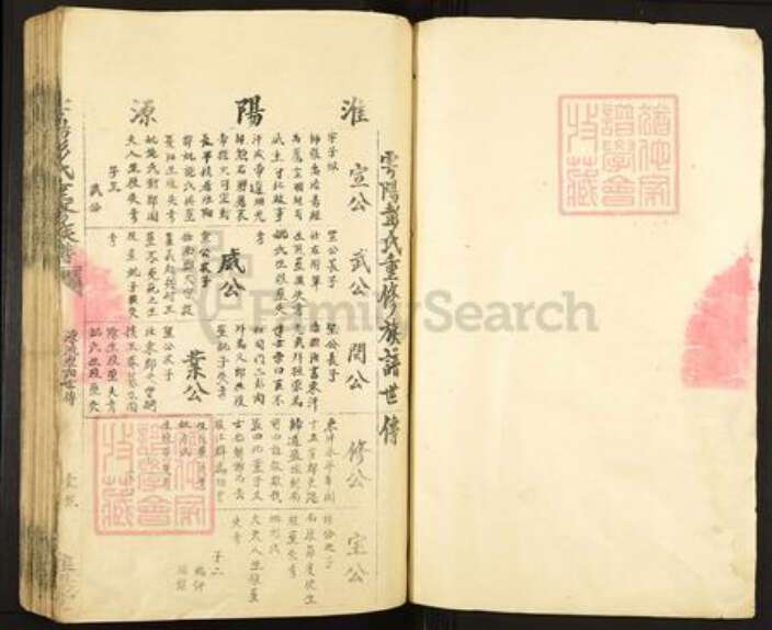 江西省赣州市于都县仙下乡彭氏淮阳堂族谱-雩阳彭氏重修族谱.pdf电子版预览图1