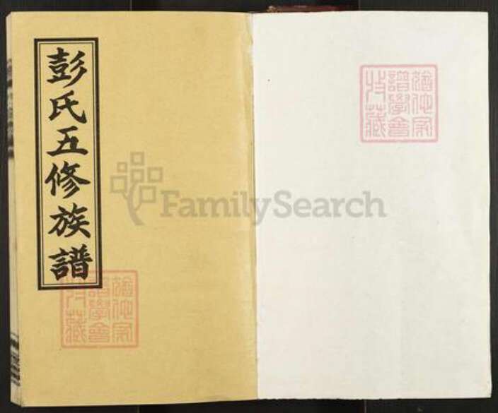 湖南省娄底市涟源市杨市镇彭氏诚敬堂族谱-彭氏五修族谱.pdf电子版预览图1