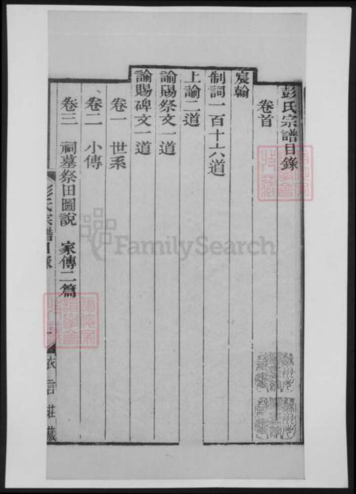 江苏省彭氏族谱-彭氏宗谱[12卷首1卷].pdf电子版预览图2