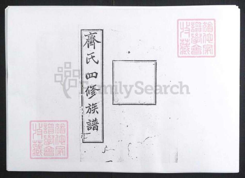 湖南省湘潭市齐氏族谱-齐氏四修族谱[40卷].pdf电子版缩略图