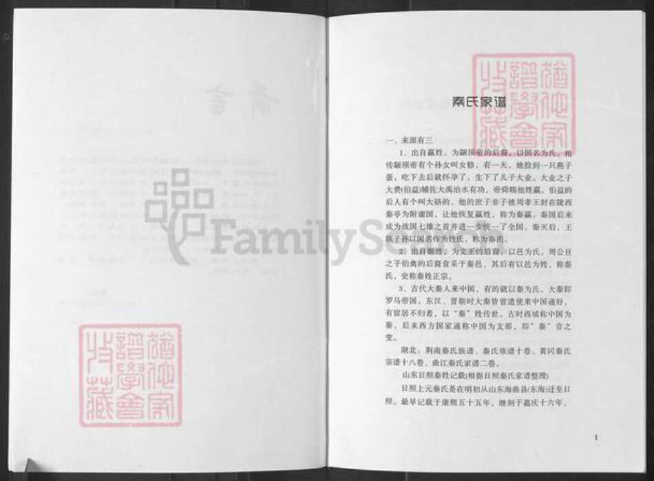 湖北省襄阳市襄城区秦氏族谱-欧庙秦姓族谱.pdf电子版预览图2