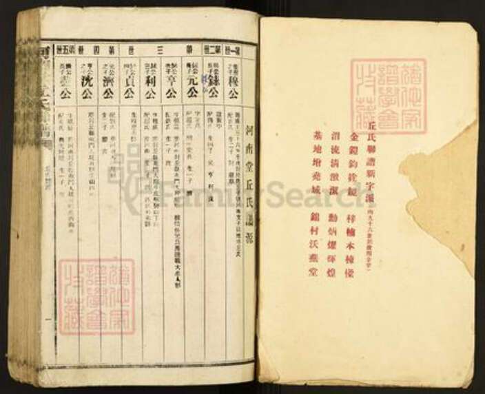 江西省赣州市南康区丘氏河南堂族谱-河南堂丘氏联谱.pdf电子版预览图1