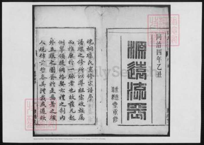 安徽省安庆市桐城市璩氏族谱-璩氏族谱.pdf电子版预览图1