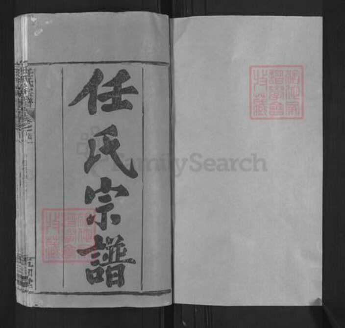 湖北省武汉市新洲区任氏五知堂族谱-任氏宗谱.pdf电子版预览图1