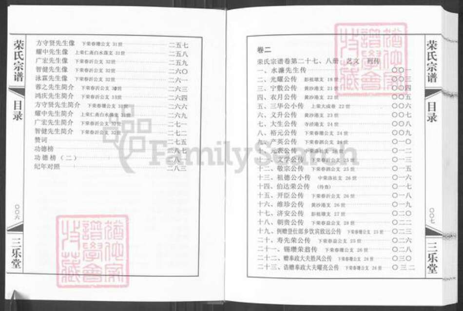 江苏省无锡市滨湖区荣氏三乐堂族谱-荣氏宗谱.pdf电子版预览图5