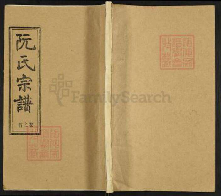 湖北省黄冈市红安县杏花乡阮氏竹林堂族谱-阮氏宗谱.pdf电子版缩略图