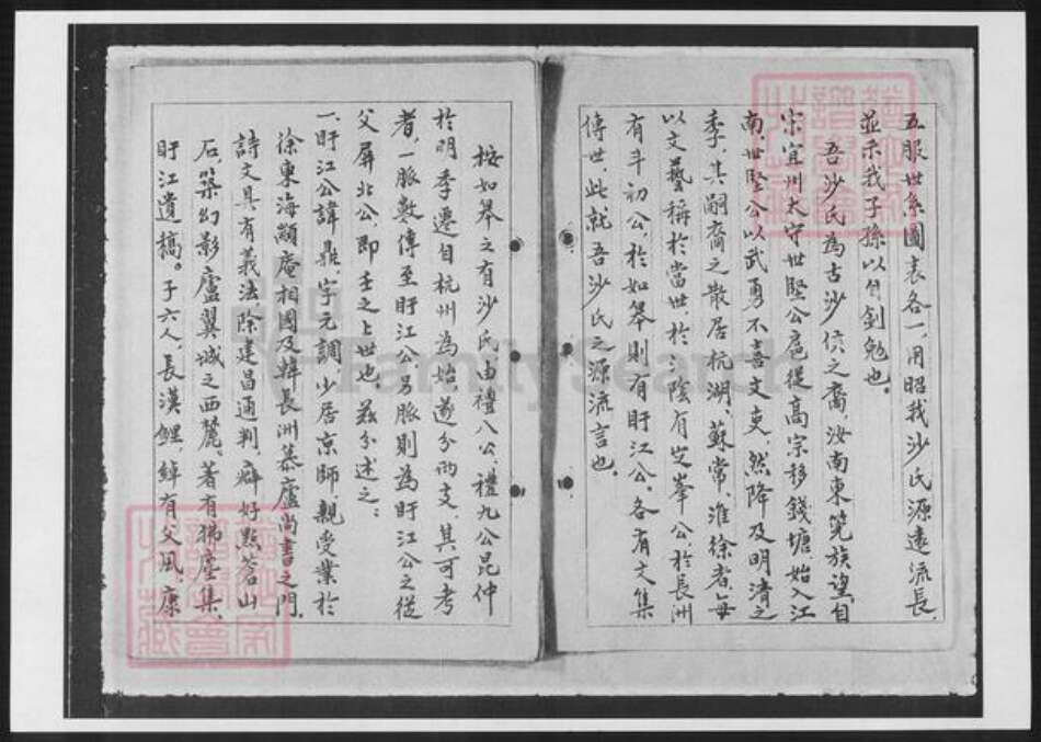 江苏省南通市如东市沙氏族谱-江苏如皋沙氏世系略述.pdf电子版预览图1