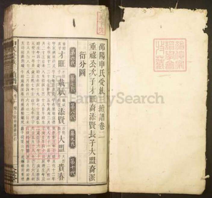 湖南省邵阳市申氏族谱-申氏受族三续谱.pdf电子版预览图1