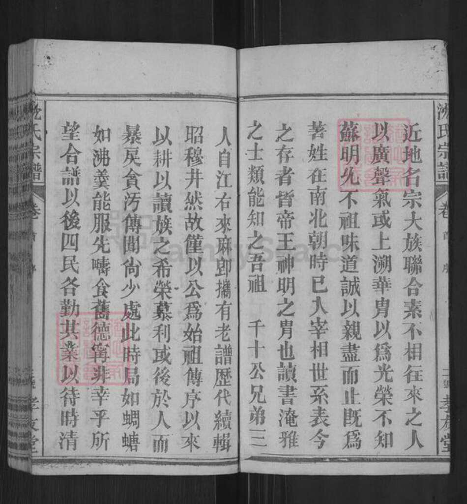 湖北省黄冈市麻城市沈氏孝友堂族谱-沈氏宗谱.pdf电子版预览图3