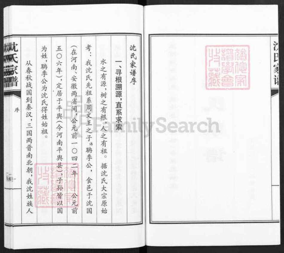 河北省沧州青县金牛镇沈氏族谱-青县王福庄沈氏家谱.pdf电子版预览图2