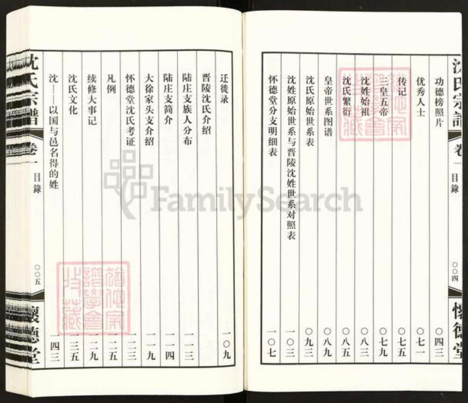 江苏省常州市天宁区郑陆镇沈氏怀德堂族谱-怀德堂沈氏宗谱.pdf电子版预览图4