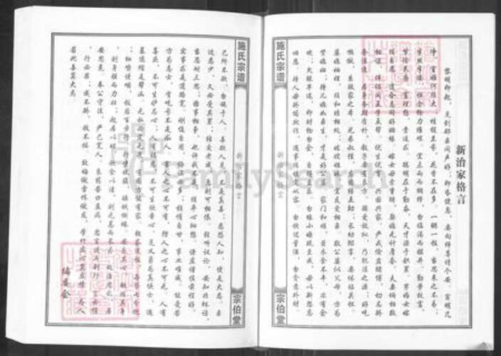 湖北省黄冈市麻城市宋端口镇施氏宗伯堂族谱-施氏宗谱.pdf电子版预览图5