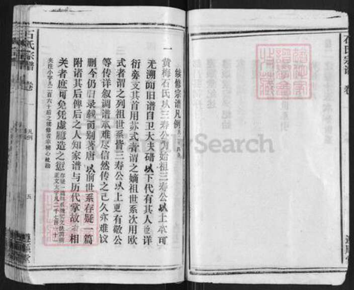 湖北省黄冈市黄梅县石氏遵顺堂族谱-石氏宗谱.pdf电子版预览图5